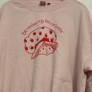 Strawberry Shortcake Pink Sweatshirt for Women